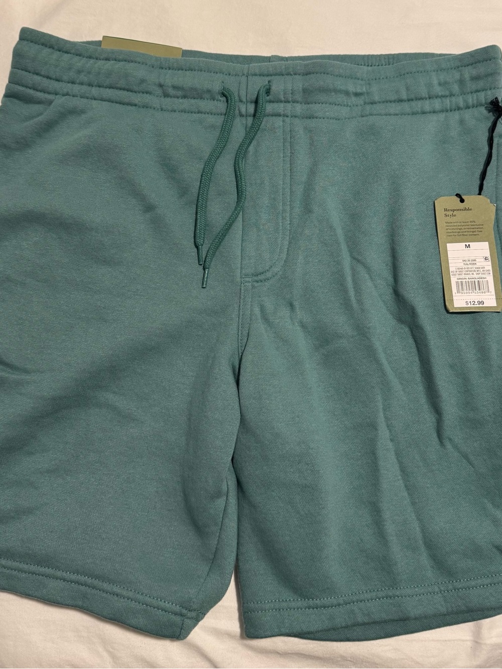 Goodfellow & Co Teal Drawstring Athletic Shorts